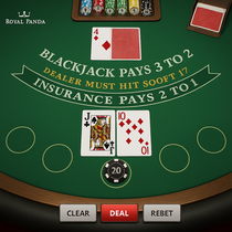 Royal Panda - Blackjack Table Game - Online Casino Lithuania