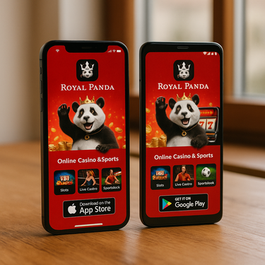 Royal Panda - Mobilios programėlės - iOS ir Android kazino aplikacijos